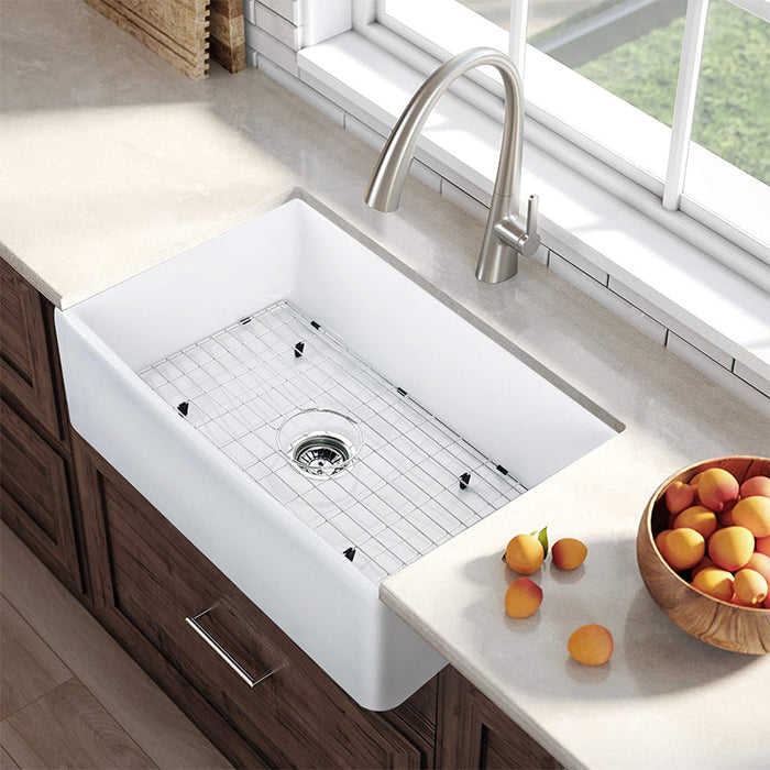 KENSINGTON Farmhouse Ceramic Single Butler Sink 770mm