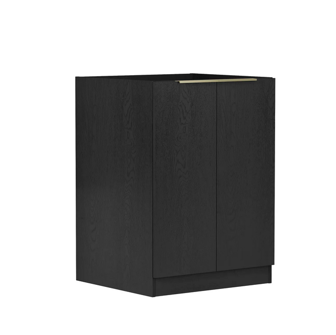 Otti 1300mm Base Laundry Cabinet Byron Black Oak