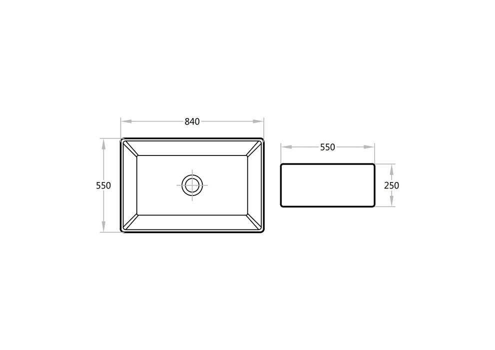 KENSINGTON Farmhouse Ceramic Single Butler Sink 770mm