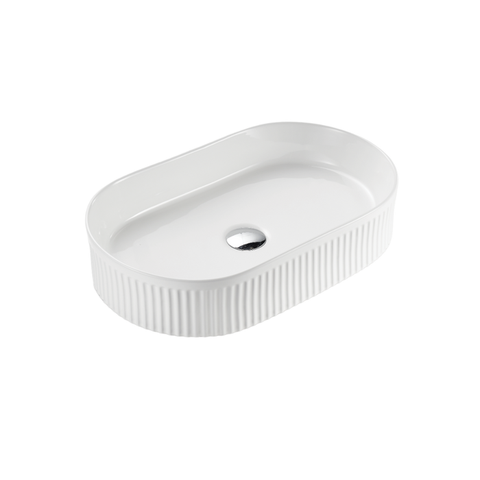 BELLE OVAL Fluted Basin