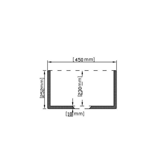 KENSINGTON Fireclay Double Butler Sink 838mm