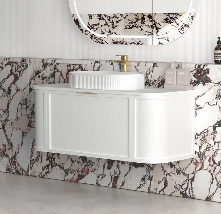 OTTI Australia HAMPSHIRE 1200 Curved Wall Hung Vanity