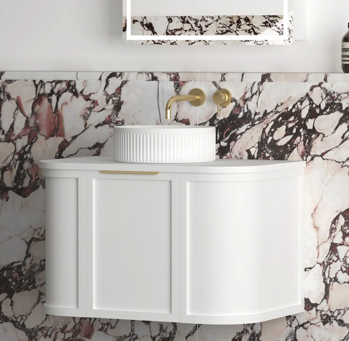 OTTI Australia HAMPSHIRE 750 Curved Wall Hung Vanity