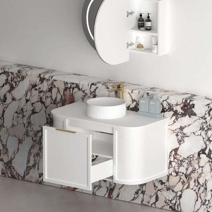 OTTI Australia HAMPSHIRE 900 Curved Wall Hung Vanity