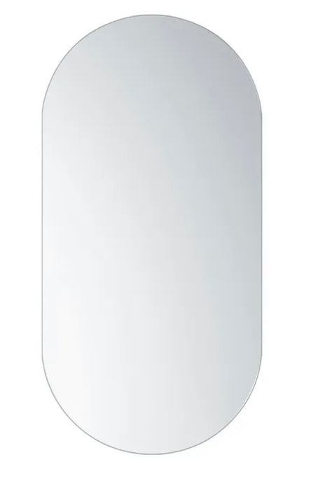 Lisbon Oval Pill Shape Frameless Mirror