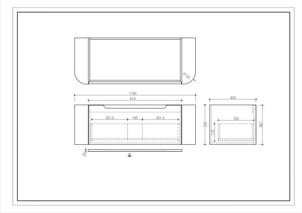 MERCIO ROME Matte Matte White Vanity