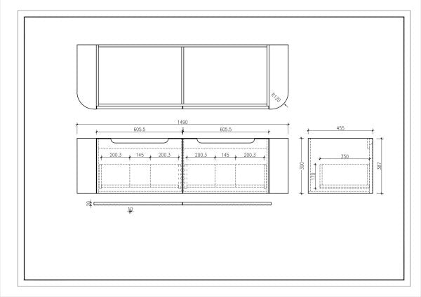 MERCIO ROME Matte Matte White Vanity