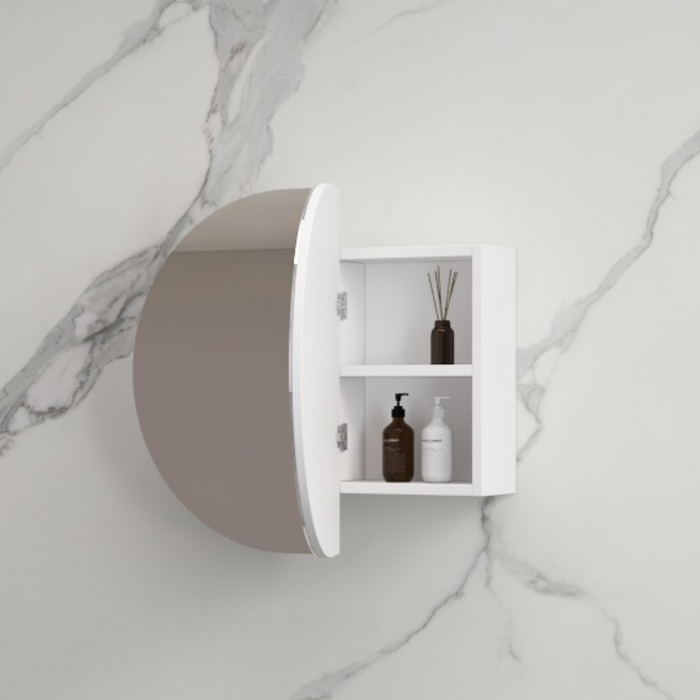 CAPRI Matte White Shaving Cabinet