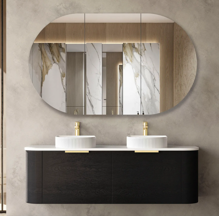 BENTWOOD Black Oak Vanity 1500/1800