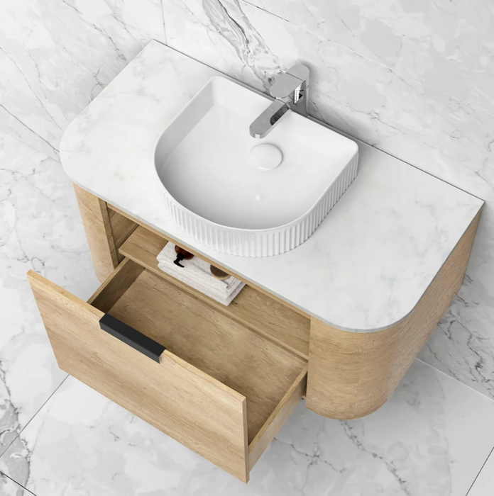 BENTWOOD Natural Oak Vanity  (Available in 600mm, 750mm, 900mm, 1200mm)