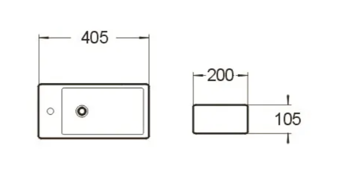 HAND COMPACT Basin Right/H