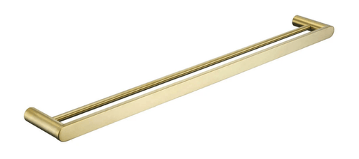 BYRON Double Towel Rail 600 - Brushed Gold - Renovation Box