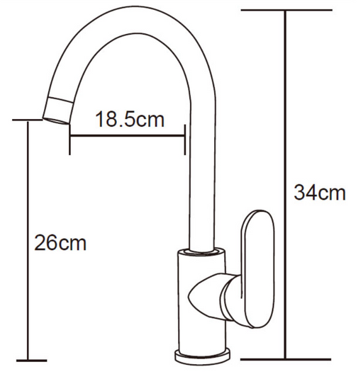 NOOSA Sink Mixer - Chrome - Renovation Box