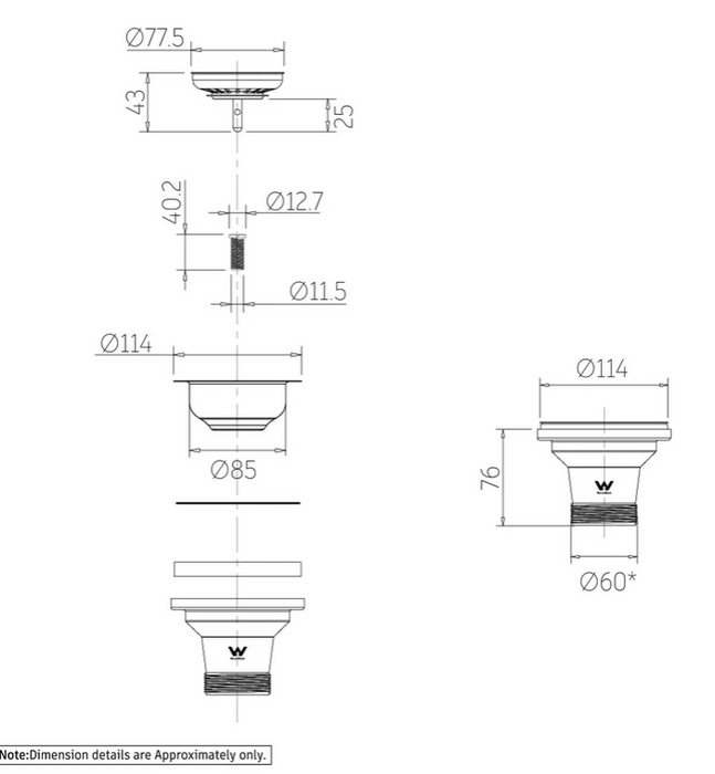 Sink Basket Waste