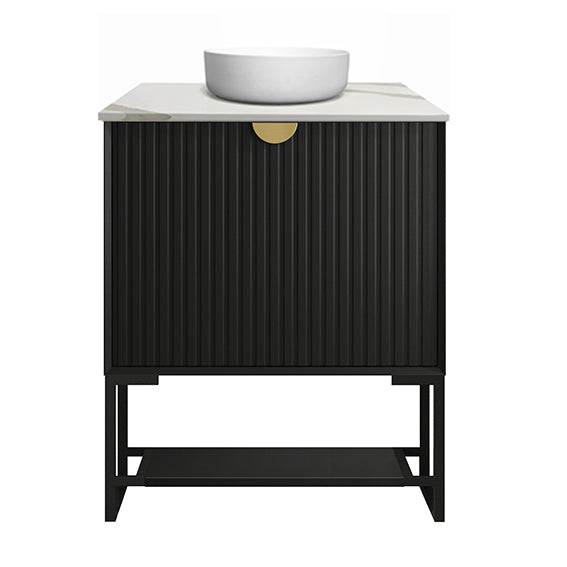 MARLO Matte Black Vanity Stone Top 750