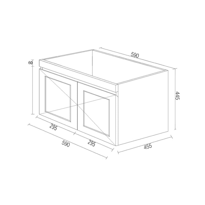 HAMPTON Matte White Vanity Ceramic Top