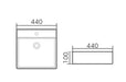 MORRIS Flat Square Basin - Renovation Box