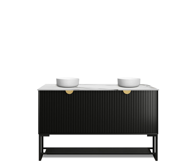 MARLO Matte Black Vanity Stone Top 1200