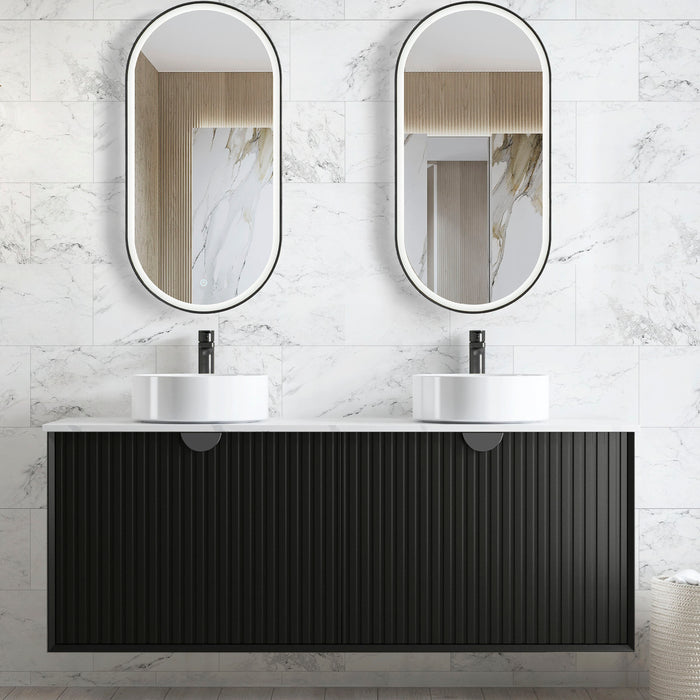 MARLO Matte Black Vanity Stone Top 1500