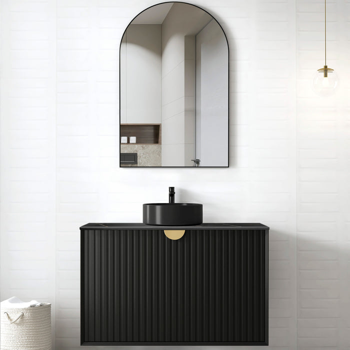 MARLO Matte Black Vanity Stone Top 900