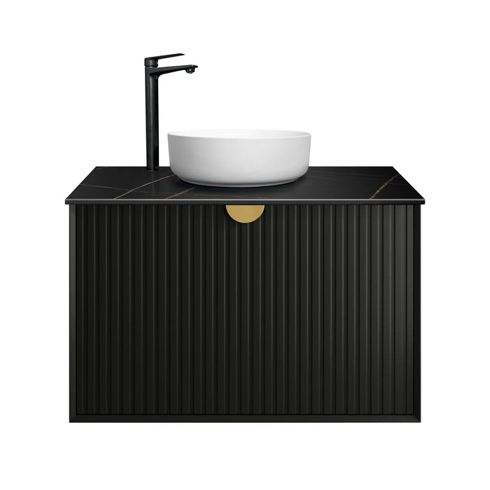 MARLO Matte Black Vanity Stone Top 900