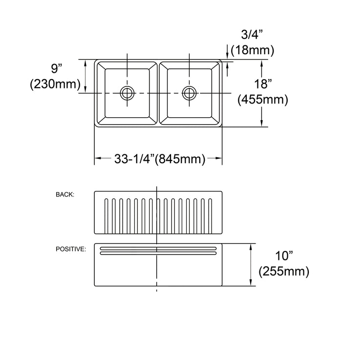 BOSTON Butler Sink 845 x 455 - Renovation Box