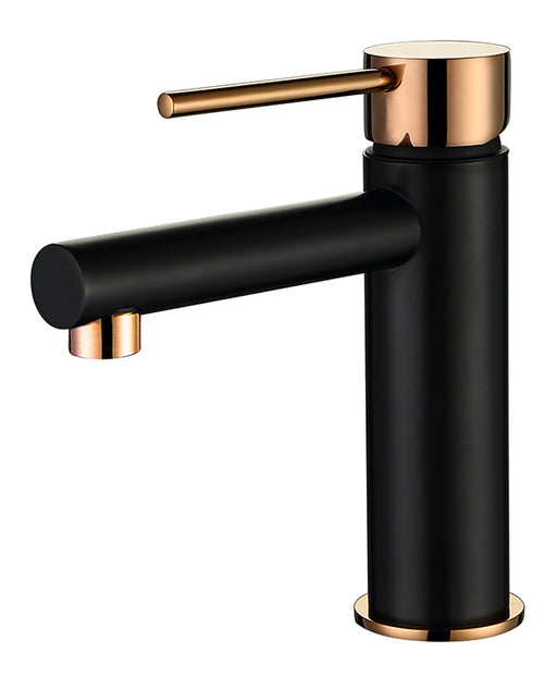 ROUL Basin Mixer - Matte Black & Rose Gold - Renovation Box