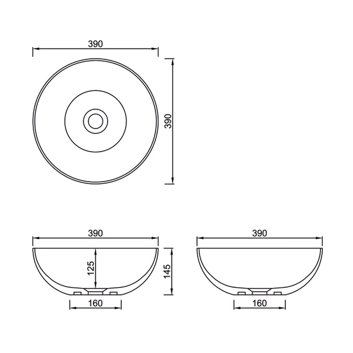 LONDON Solid Surface Basin - Renovation Box