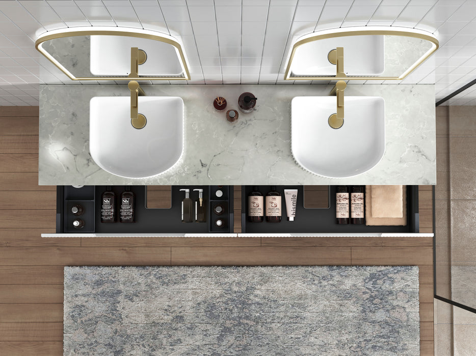 CYRUS AULIC Arched  Fluted Basins