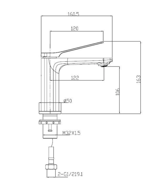 LISBON AP Basin Mixer - 5 Colours