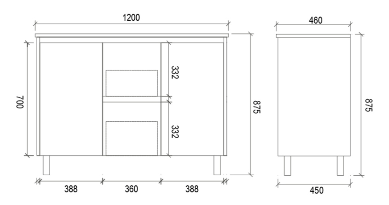 BROOKLYN Floor Standing Vanity