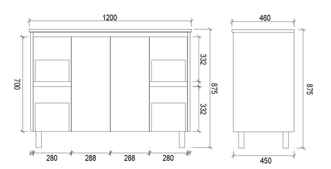 BROOKLYN Floor Standing Vanity