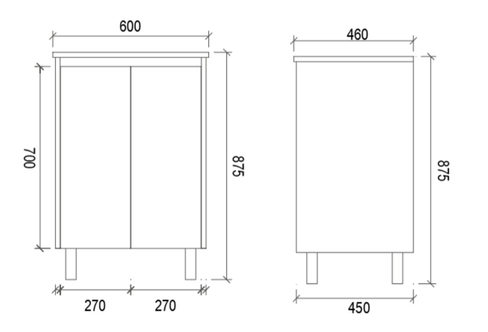 BROOKLYN Floor Standing Vanity