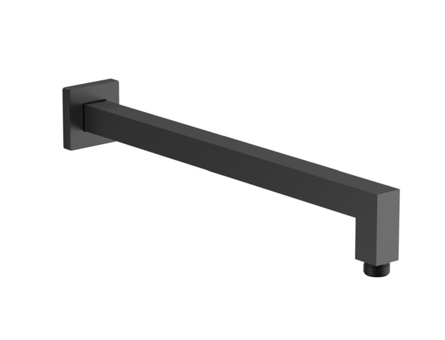 PORTLAND Shower Arm and Head - Matte Black - Renovation Box