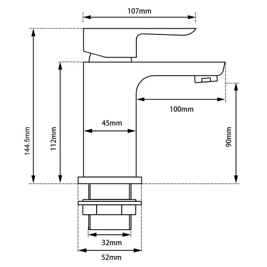 MAXIMO Basin Mixer - 3 Colours