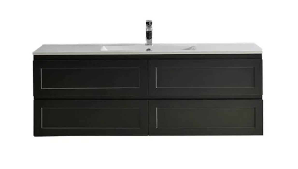 LISBON Matte Black Vanity Ceramic Top