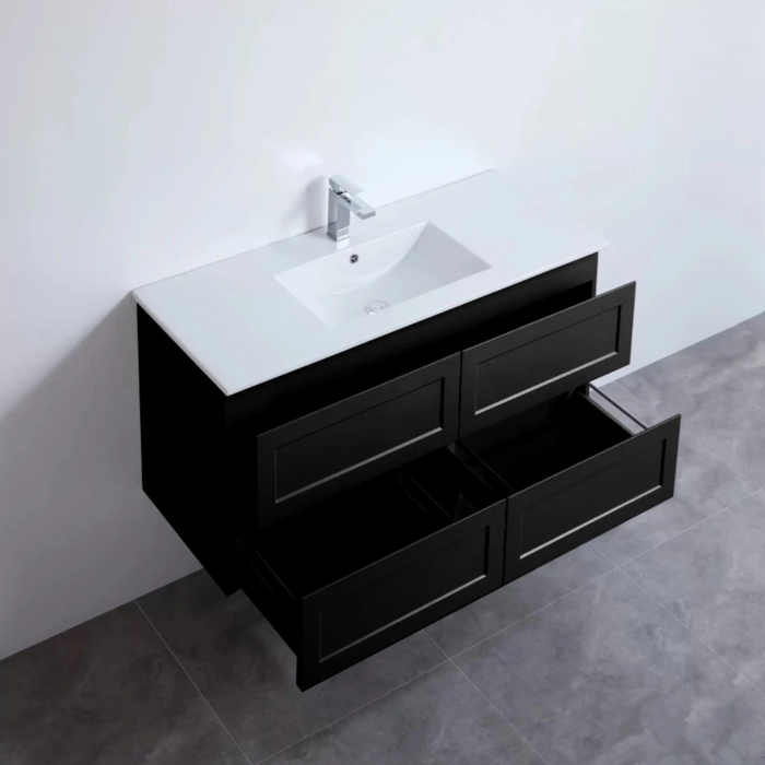 LISBON Matte Black Vanity Ceramic Top