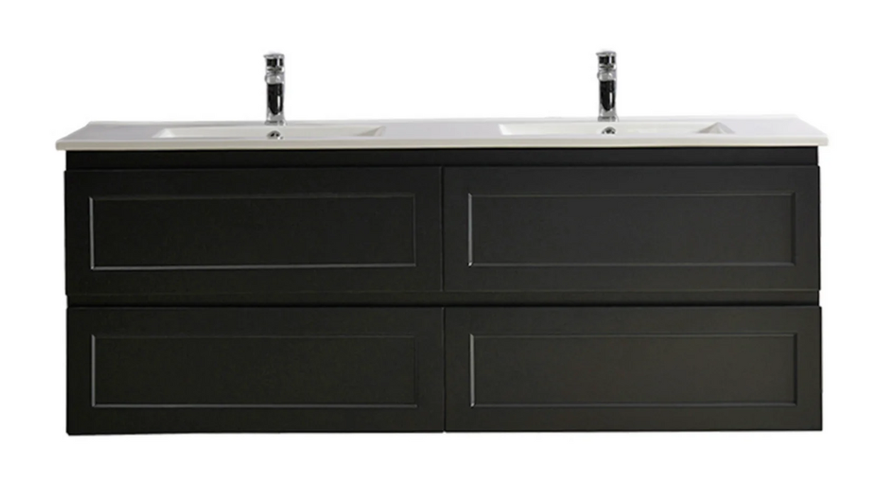 LISBON Matte Black Vanity Ceramic Top