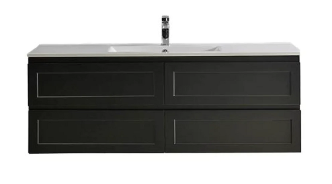 LISBON Matte Black Vanity Ceramic Top