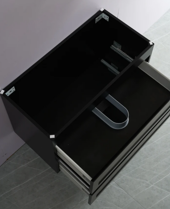 LISBON Matte Black Vanity Ceramic Top