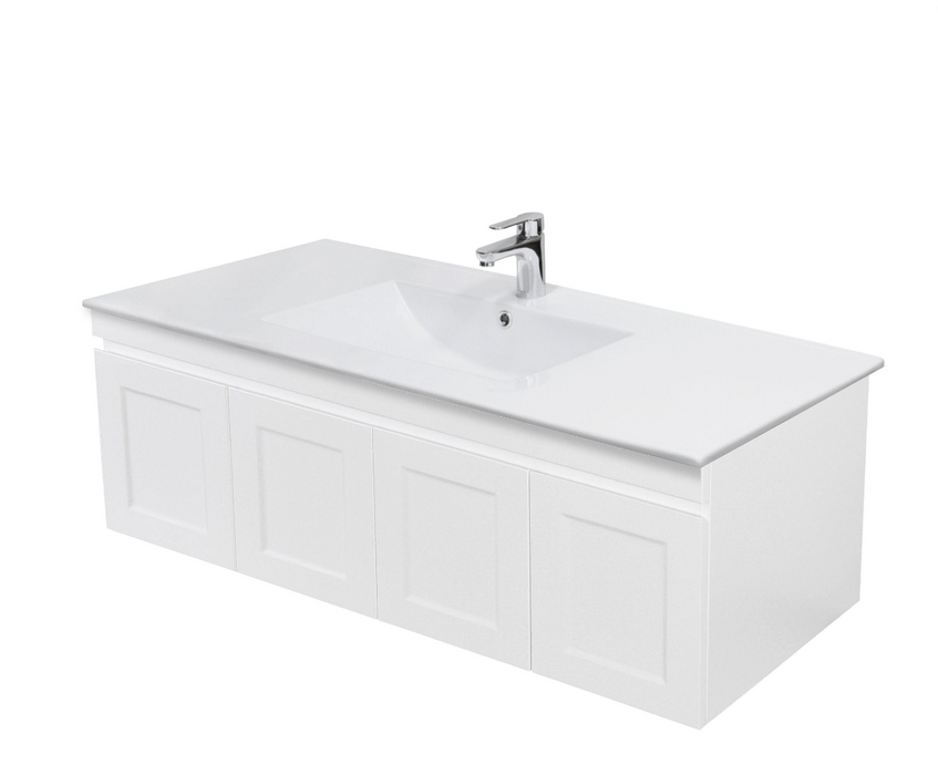 HAMPTON Matte White Vanity Ceramic Top