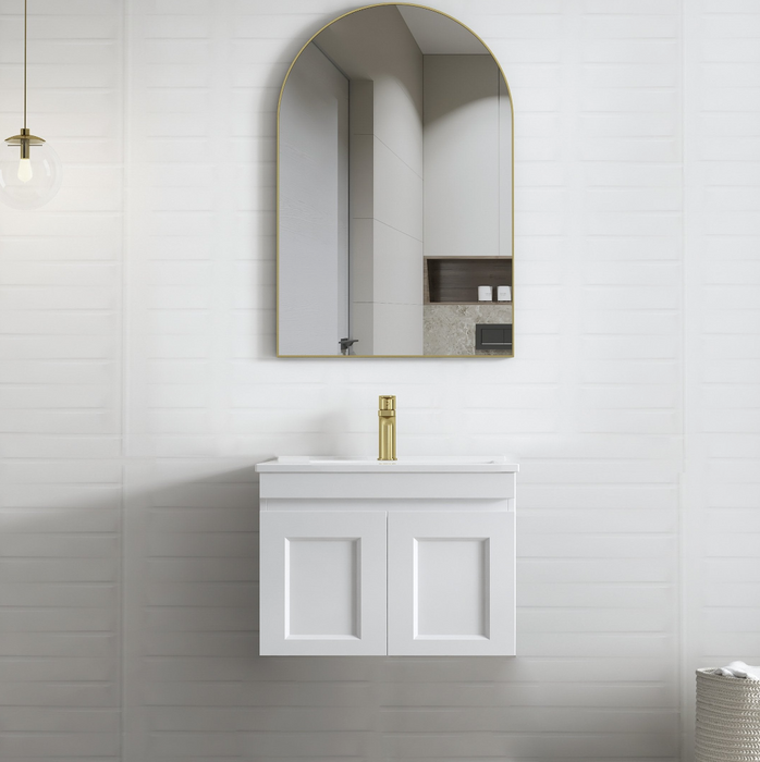 HAMPTON Matte White Vanity Ceramic Top