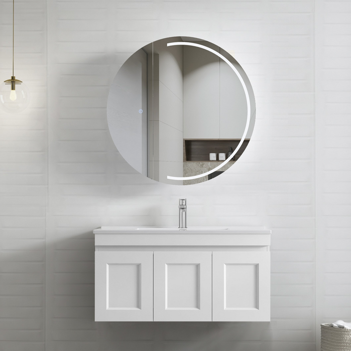 HAMPTON Matte White Vanity Ceramic Top