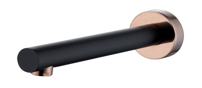 RADIUS Bath Spout - Black + Rose Gold