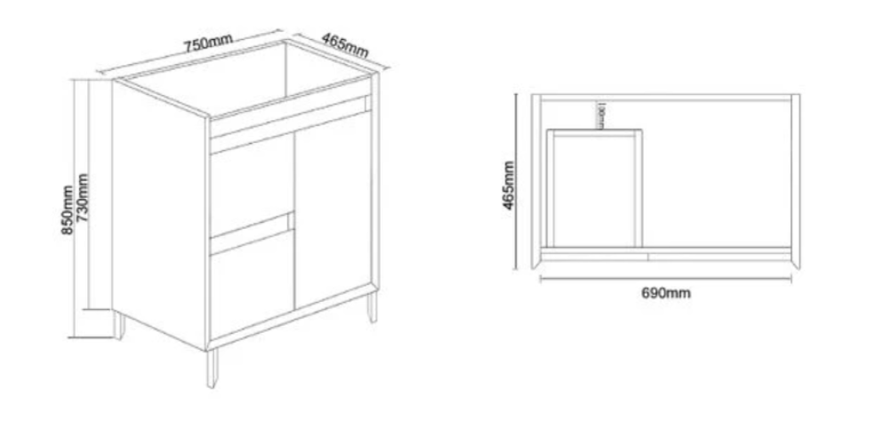 MAXIMO Floor Standing Vanity