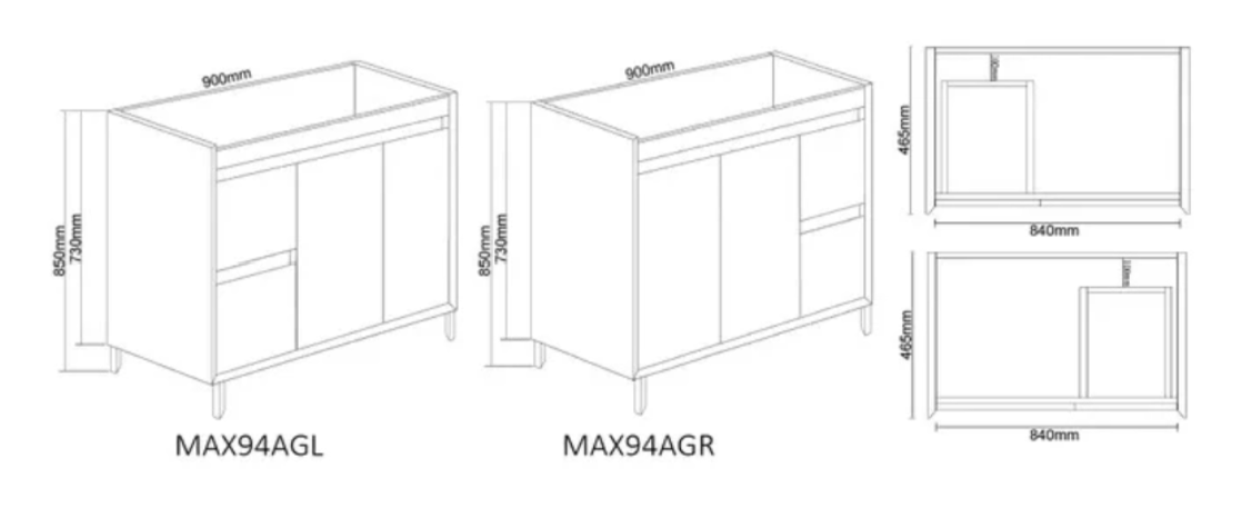 MAXIMO Floor Standing Vanity