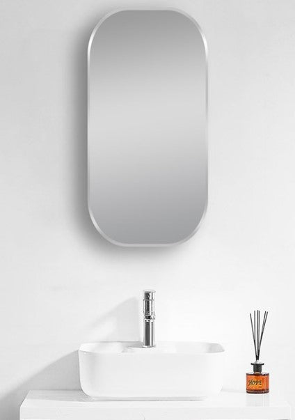 RIVERIA  Brushed Nickel Mirror