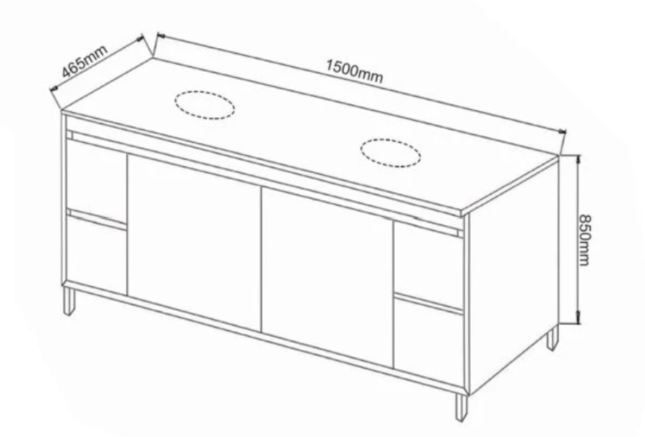 MAXIMO Floor Standing Vanity