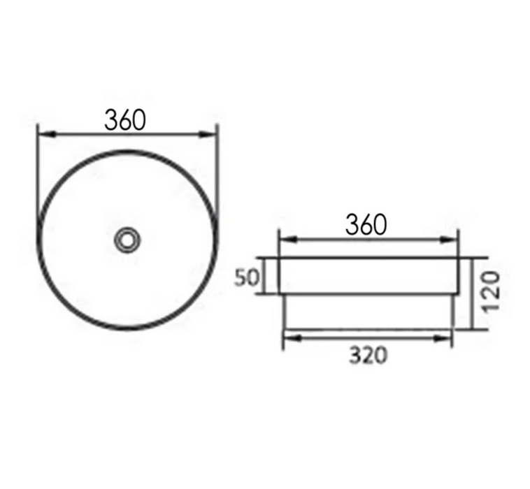 ORBIT Insert Basin Matte White