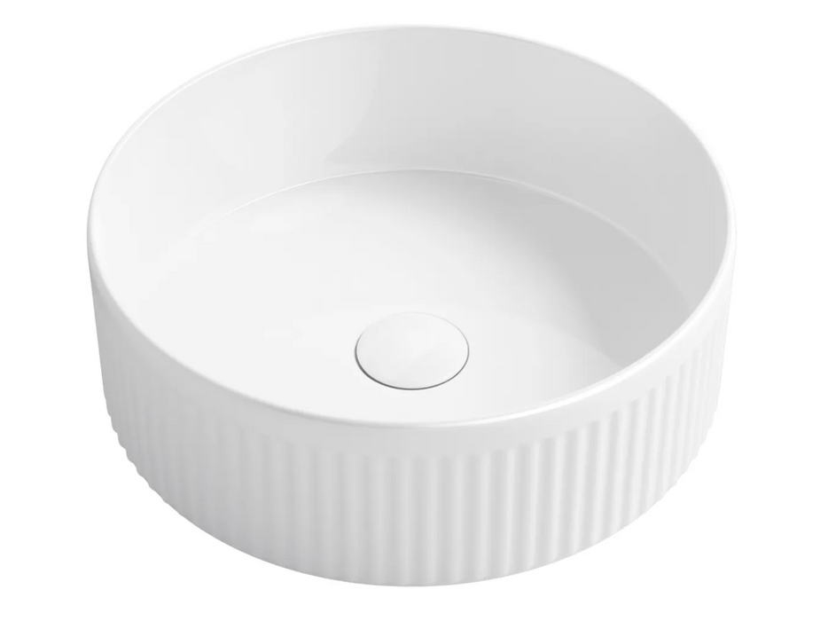 OXFORD OTTI Fluted Basin - Gloss White